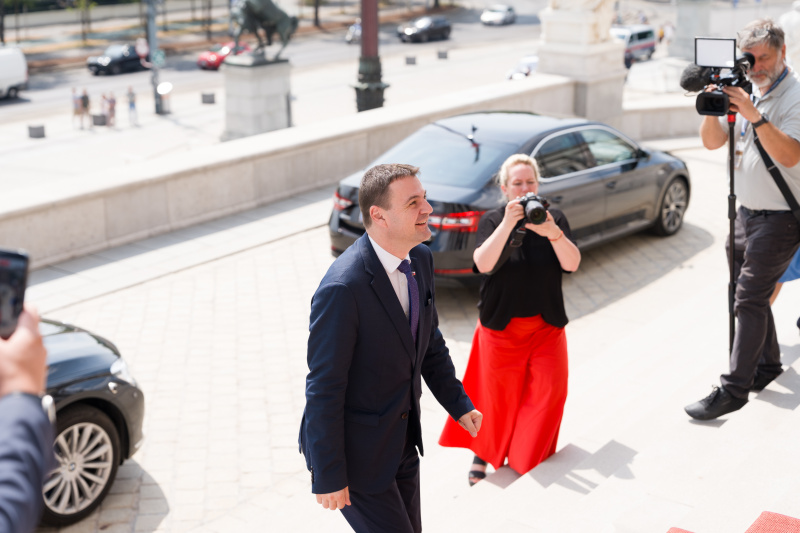 Einholung. Außenminister der Tschechischen Republik Petr Macinka