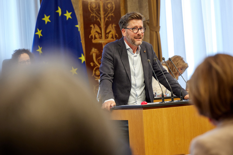 Am Rednerpult: Bundesrat Christian Fischer (SPÖ)
