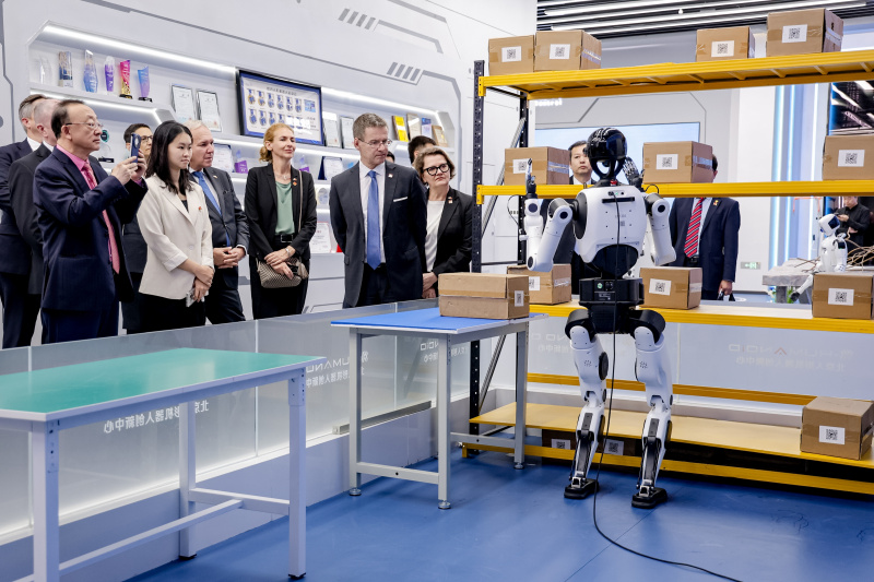 Präsentation im Beijing Innovation Centre of Humanoid Robotics