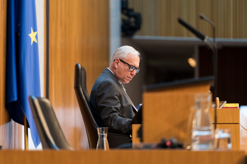 Am Präsidium Nationalratspräsident Walter Rosenkranz (FPÖ)