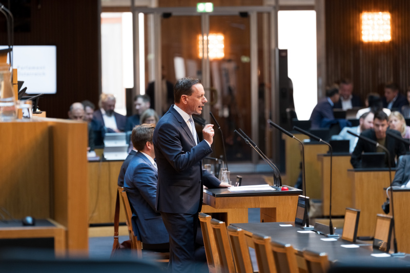 Nationalratsabgeordneter Ernst Gödl (ÖVP) am Wort