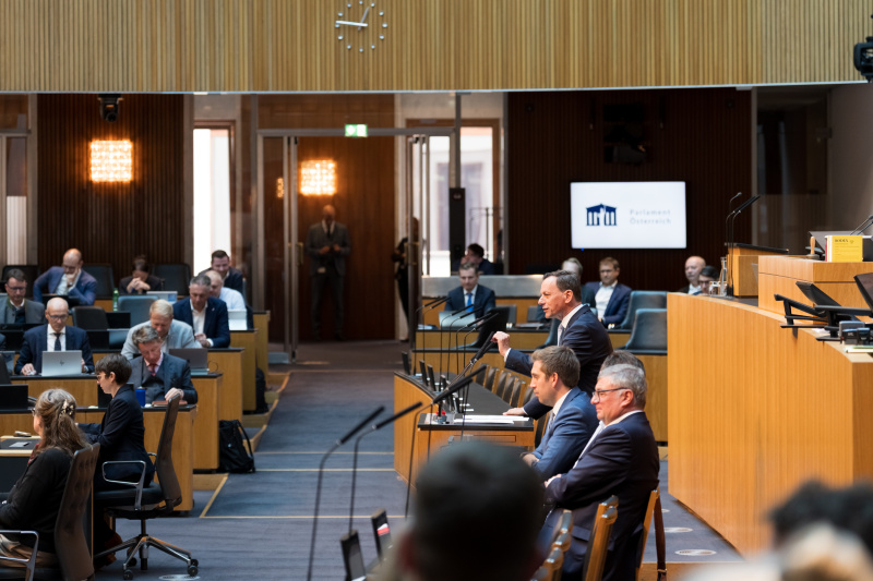 Nationalratsabgeordneter Ernst Gödl (ÖVP) am Wort