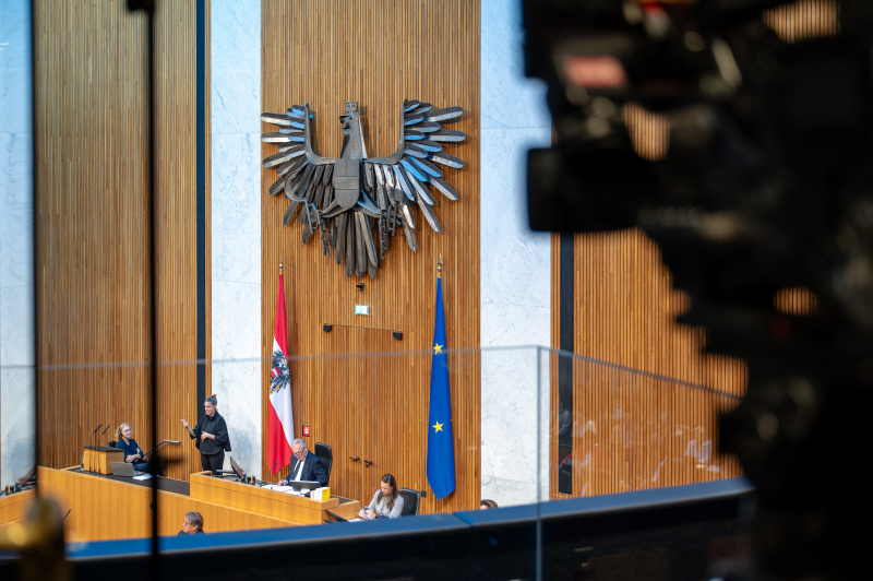 Nationalratspräsident Walter Rosenkranz (FPÖ) am Präsidium