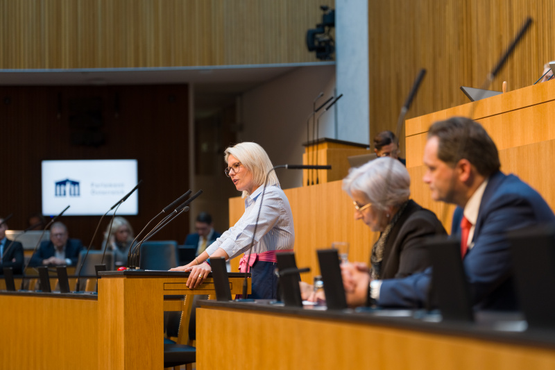 Am Wort: Nationalratsabgeordnete Ricarda Berger (FPÖ)