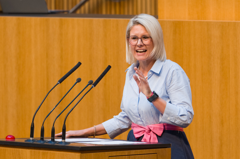 Am Wort: Nationalratsabgeordnete Ricarda Berger (FPÖ)