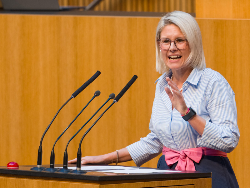 Am Wort: Nationalratsabgeordnete Ricarda Berger (FPÖ)