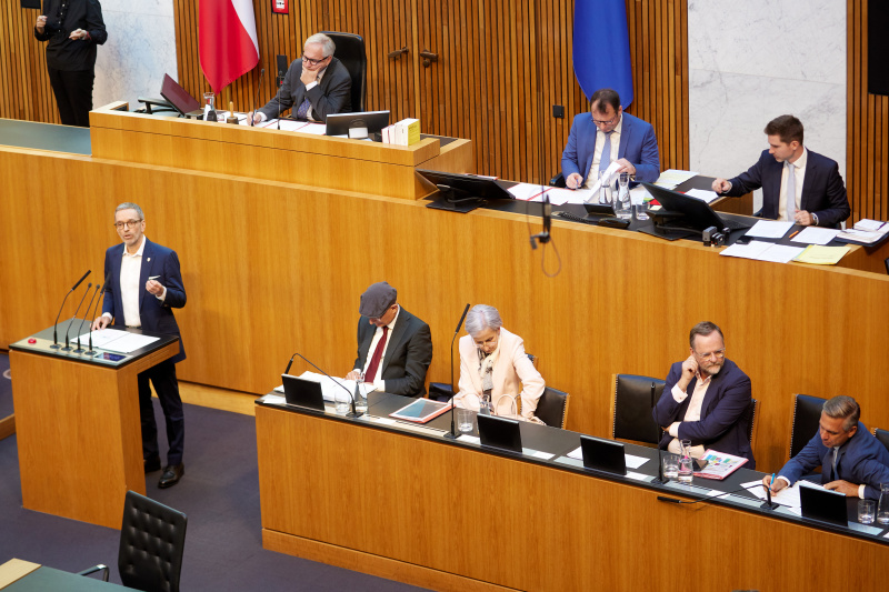 Am Rednerpult: Klubobmann Herbert Kickl (FPÖ)