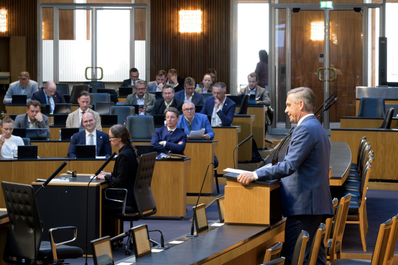 Wirtschaftsminister Wolfgang Hattmannsdorfer am Wort