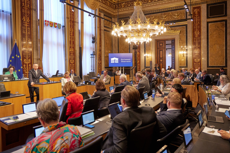 Vorsitzender der Bundesratsfraktion Harald Himmer (ÖVP) am Wort