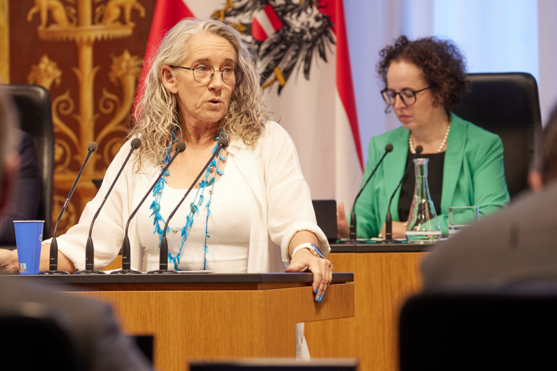 Bundesrätin Simone Jagl (GRÜNE) am Wort