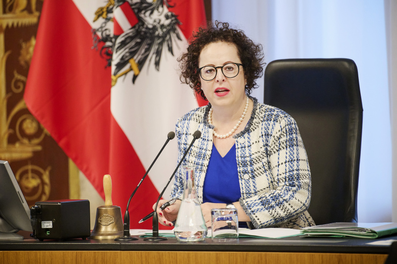 Bundesratspräsidentin Christine Schwarz-Fuchs (ÖVP)