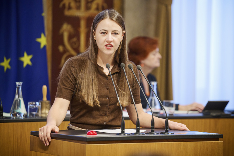Am Rednerinnenpult Bundesrätin Bernadette Geieregger (ÖVP)