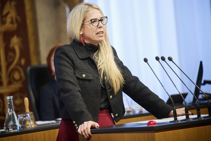 Am Rednerinnenpult Bundesrätin Isabella Theuermann (FPÖ)