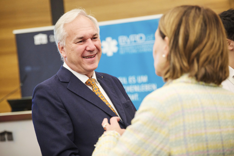 Nationalratspräsident Walter Rosenkranz (FPÖ) im Gespräch