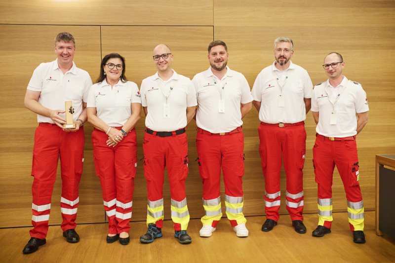 Preis für Leadership. Führungsteam Rotes Kreuz Innsbruck Rupert Stöckl (Patenschaft: Spine Base)