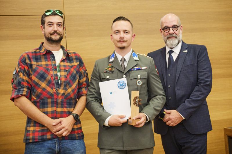 Preis für Bundesheer. Stefan STROBL, Feldambulanz/ Sanitätszentrum West, Österreichisches Bundesheer (Patenschaft: Steinadler)