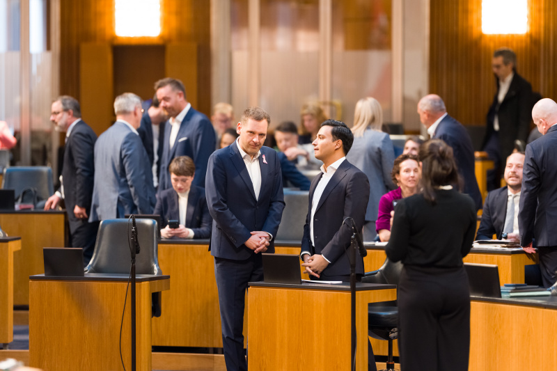 Blick ins Plenum vor der Sitzung