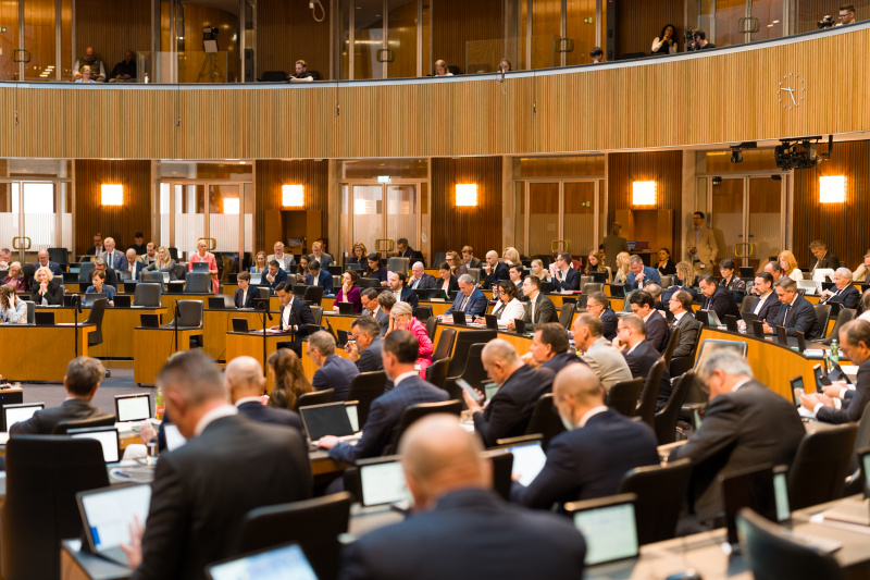 Blick ins Plenum