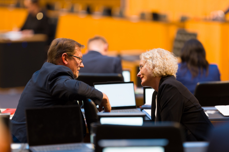 Blick ins Plenum
