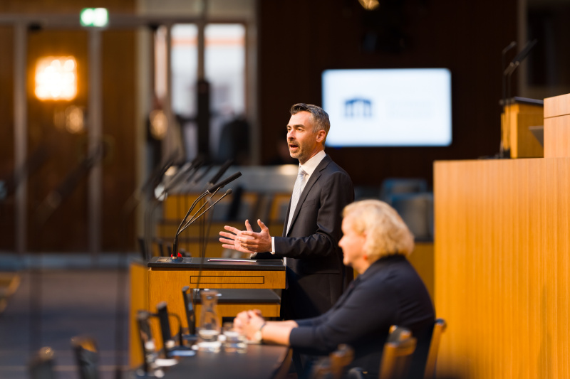 Am Wort: Nationalratsabgeordneter Christoph Pramhofer (NEOS)