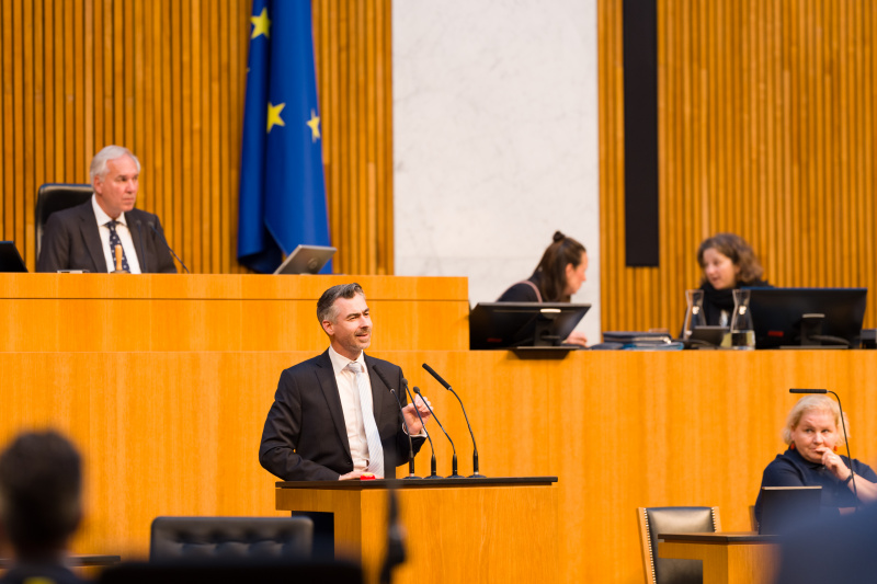 Am Wort: Nationalratsabgeordneter Christoph Pramhofer (NEOS)