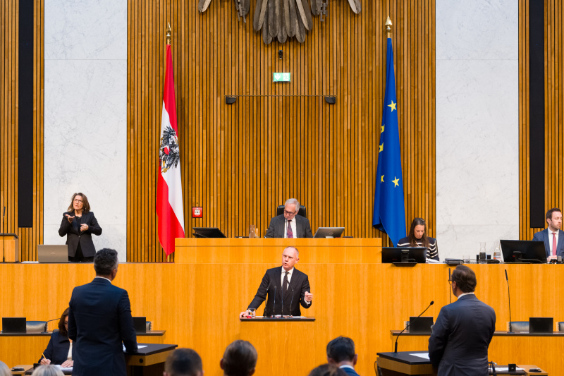 Am Wort: Innenminister Gerhard Karner (ÖVP)