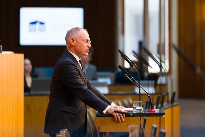 Am Wort: Innenminister Gerhard Karner (ÖVP)