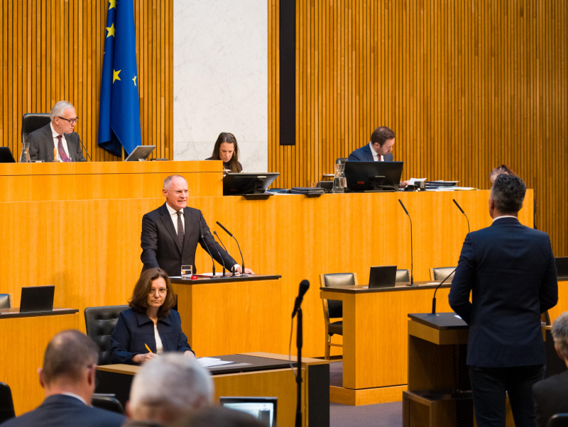 Am Wort: Innenminister Gerhard Karner (ÖVP)