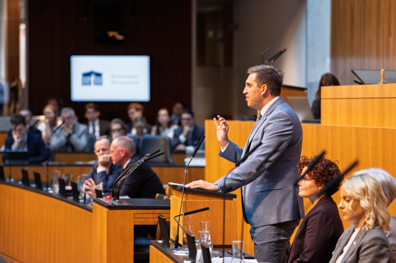 Staatssekretär Alexander Pröll (ÖVP) am Wort