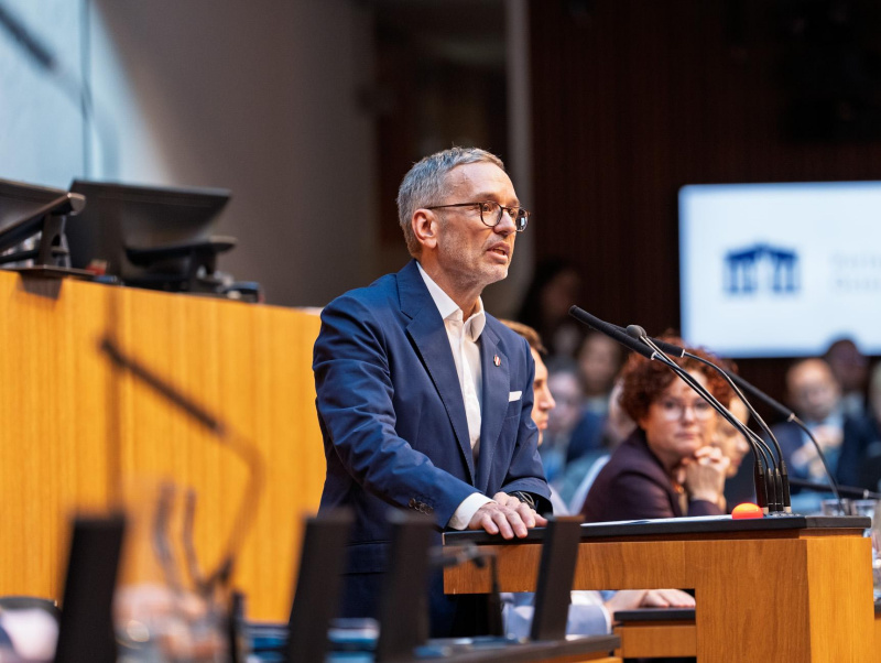 Nationalratsabgeordneter Herbert Kickl (FPÖ) am Wort