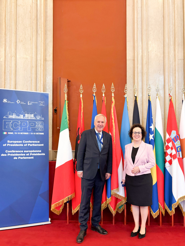 Von links: Nationalratspräsident Walter Rosenkranz (FPÖ) und Bundesratspräsidentin Christine Schwarz-Fuchs (ÖVP)