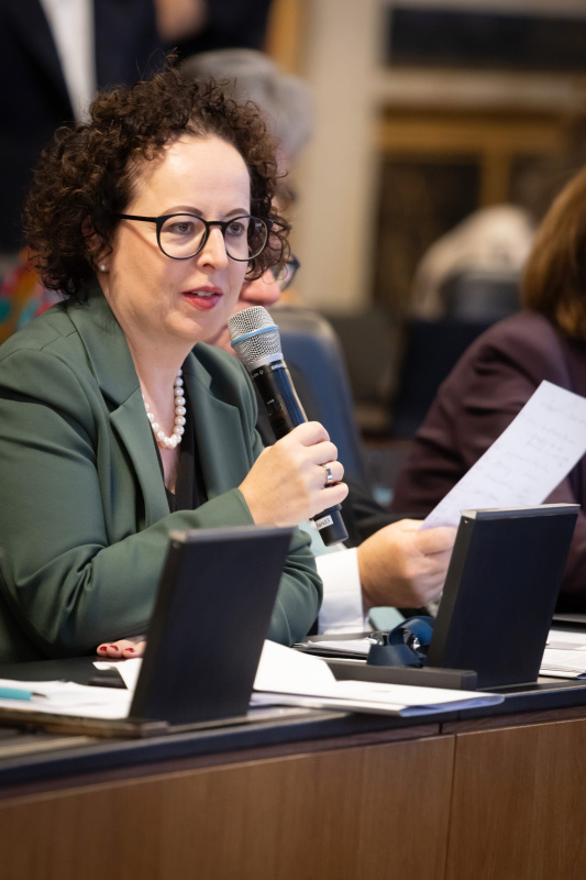 Fragerunde. Bundesratspräsidentin Christine Schwarz-Fuchs (ÖVP)