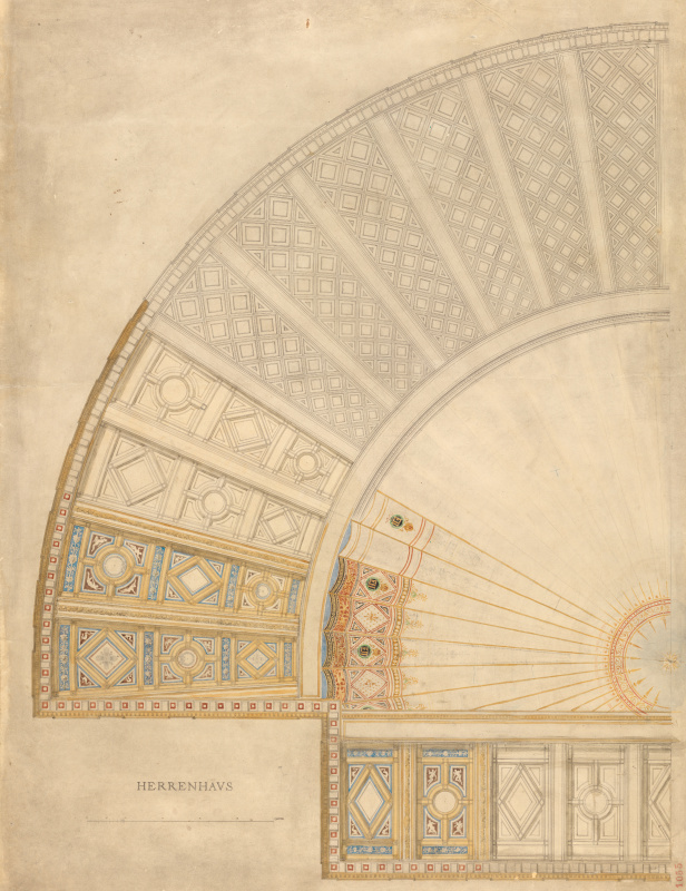 Reichsratsgebäude, Herrenhaus, Decke Sitzungssaal