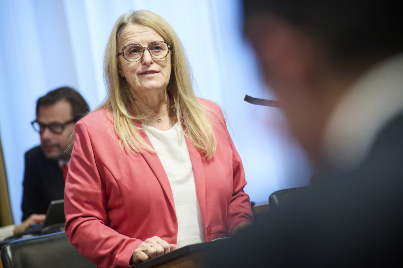 Am Rednerinnenpult Staatssekretärin Ulrike Königsberger-Ludwig (SPÖ)