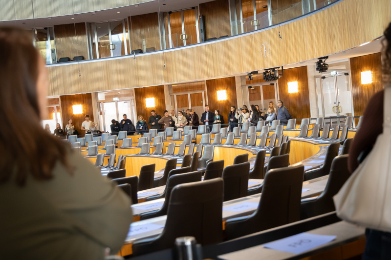 Besucherinnen und Besucher Im Nationalratssaal