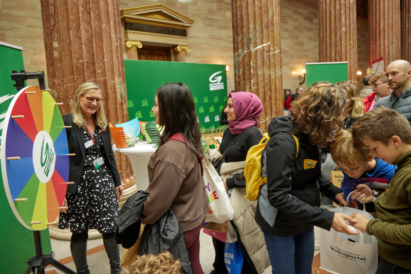 Infostand der Grünen