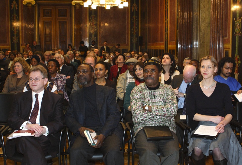 Blick in Richtung Veranstaltungsteilnehmer;