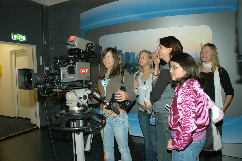 Töchter im ORF Stadtstudio Wien im Parlamentsgebäude
