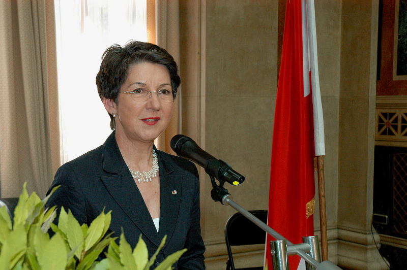 Nationalratspräsidentin Barbara Prammer am Rednerpult