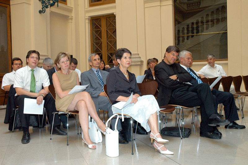 Blick in Richtung Veranstaltungsteilnehmer.