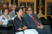 v.li. Barbara Prammer, Ferdinand Lacina (Präsident der österreichischen Liga für Menschenrechte)