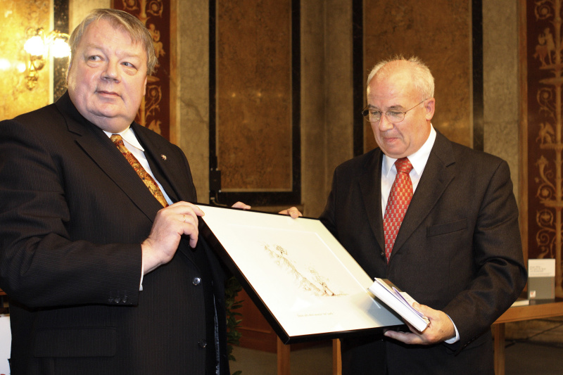 v.li. Ernest Enzelsberger, Jürgen Weiss.