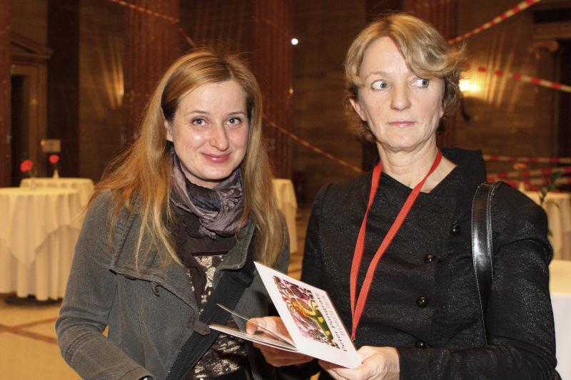 v.li. Malgorzata Bujnicka, Guna Kalnaca.