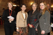 v.li. Guna Kalnaca, Barbara Prammer, Herausgeber Margit Niederhuber, Malgorzata Bujnicka.