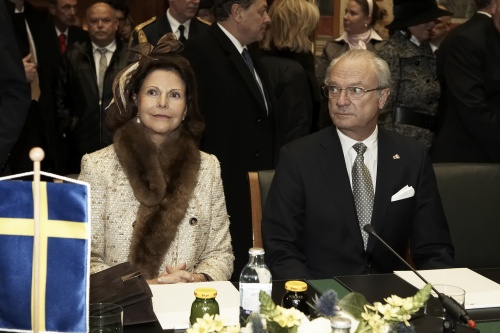 v.li. Königin Silvia von Schweden, König Carl Gustav von Schweden.
