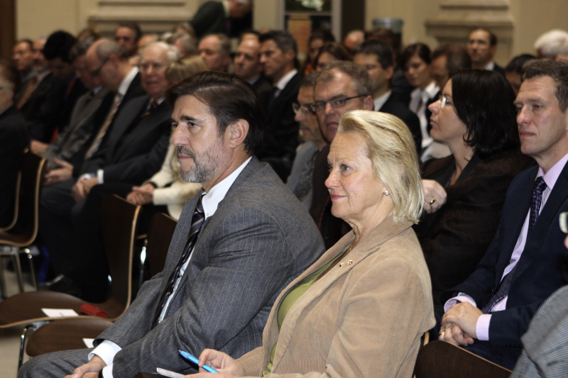 Blick in Richtung Veranstaltungsteilnehmer.