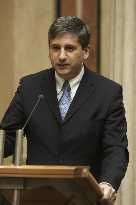 Michael Spindelegger am Rednerpult.