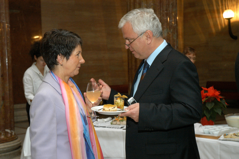 v.li. Barbara Prammer, Peter Sonnberger.