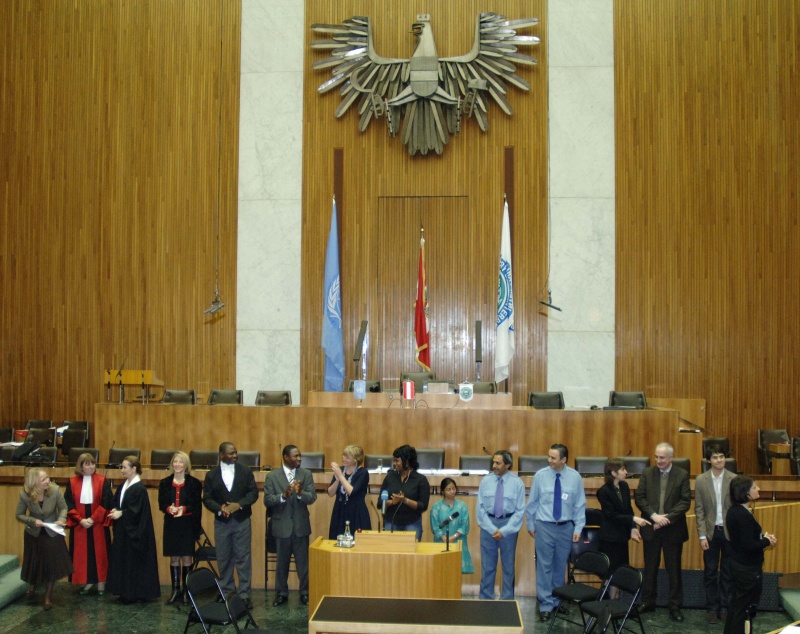 Blick in Richtung Veranstaltungsteilnehmer