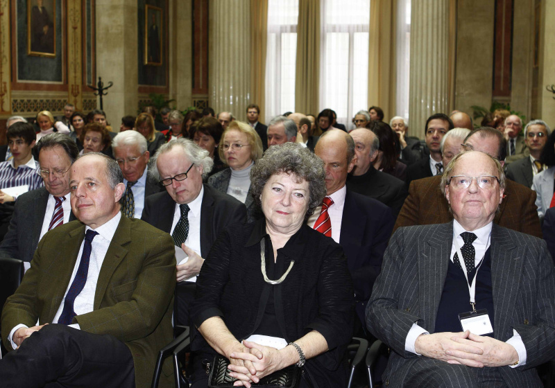 v.li. Clemens Jabloner (Präsident des Verwaltungsgerichtshofes), Bundesministerin a.D. Eleonora Hostasch, Bundesminister a.D. Peter Jankowitsch.